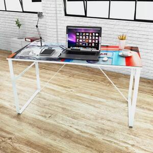 Jedinečný obdélníkový psací stůl | vícebarevný