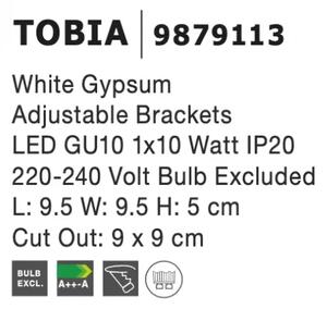 Podhledové svítidlo Tobia 5 bílé