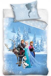 Povlečení do dětské postýlky Ledové království - Frozen - motiv Pravé přátelství - 100% bavlna - 40 x 60 cm + 100 x 135 cm