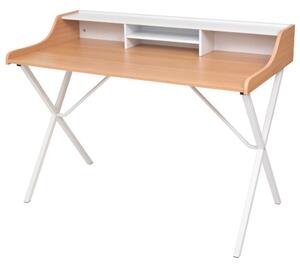 Psací stůl / PC stůl v přírodní barvě dřeva