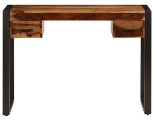 Psací stůl se 2 zásuvkami - masivní sheesham | 110x50x77 cm