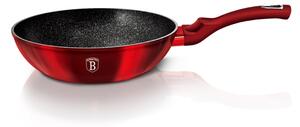 BERLINGERHAUS Wok s mramorovým povrchem 28 cm Burgundy Metallic Line - design. vada BH-1267sleva