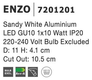Podhledové svítidlo Enzo 2 bílé