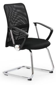 Konferenční židle Vire Skid, černá