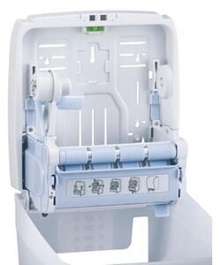 Mechanický podavač papírových ručníků Merida Hygiene Control, bílá