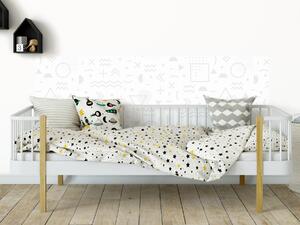 FUGU Tapeta za postel - Škola hrou white Varianta ochrany zdi: Delší strana postele 200x65 cm