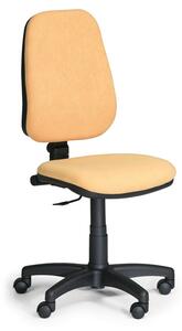 Pracovní židle Comfort bez područek, žlutá