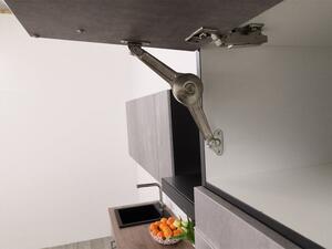 Kuchyně Ute 300 cm (světlý beton)