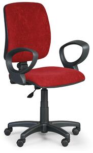 Pracovní židle Torino II područky D, červená