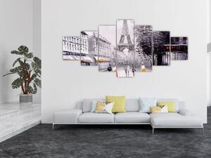 Obraz - Olejomalba, Paříž (210x100 cm)