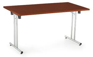 Skládací stůl Impress 140 x 80 cm, tmavý ořech