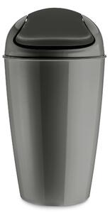 DEL XL odpadkový koš s poklopem KOZIOL (barva-tmavě šedá)