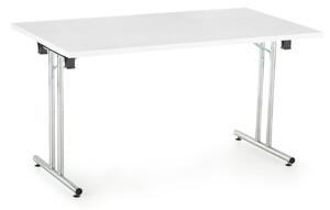 Skládací stůl Impress 140 x 80 cm, bílá