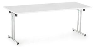 Skládací stůl Impress 180 x 80 cm, bílá