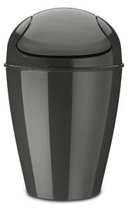 DEL M odpadkový koš s poklopem 12l tmavě šedá KOZIOL (barva-tmavě šedá)