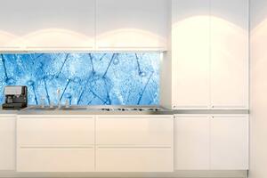 DIMEX | Fototapeta do kuchyně Makro pampelišky KI-180-127| 180 x 60 cm |modrá, bílá