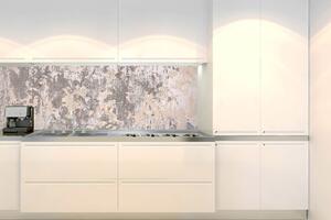 DIMEX | Fototapeta do kuchyně Výstřední zeď KI-180-152 | 180 x 60 cm | krémová, šedá