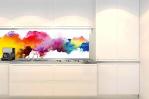 DIMEX | Fototapeta do kuchyně Barevný abstrakt KI-180-159 | 180 x 60 cm | vícebarevná