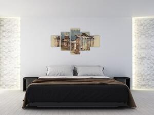Obraz - Forum Romanum, Řím, Itálie (125x70 cm)