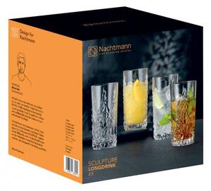 Nachtmann Long Drink sklenice na koktejly a nealko nápoje Sculpture 420 ml 4KS