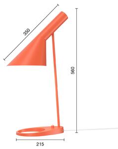 Designová stolní lampa Louis Poulsen AJ Mini oranžová
