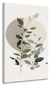 Obraz minimalistické rostlinky s bohémským nádechem Varianta: 50x100