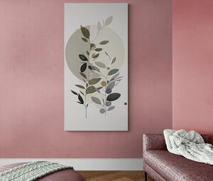 Obraz minimalistické rostlinky s bohémským nádechem Varianta: 60x120