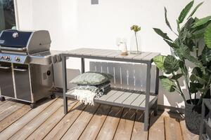 Odkládací stolek Parma, šedý, 125x55