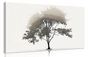 Obraz minimalistický listnatý strom Varianta: 90x60