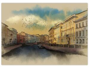Obraz - Řeka Moyka, Petrohrad, Rusko (70x50 cm)