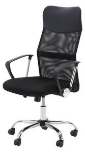 Otočná kancelářská židle SPEC černá chrom