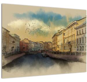Obraz - Řeka Moyka, Petrohrad, Rusko (70x50 cm)