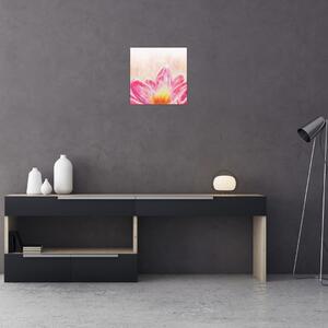 Obraz lotusového květu (30x30 cm)