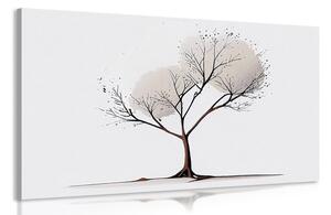 Obraz minimalistický strom bez listí Varianta: 90x60