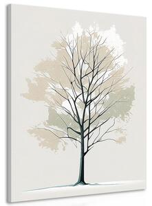 Obraz minimalistický strom Varianta: 60x90