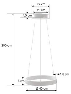 Arcchio Answin LED závěsné světlo 26,4 W bílá