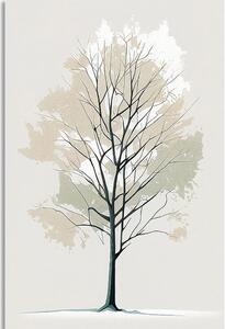 Obraz minimalistický strom Varianta: 40x60