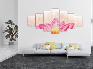 Obraz lotusového květu (210x100 cm)