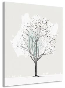 Obraz minimalistický strom v zimě Varianta: 40x60