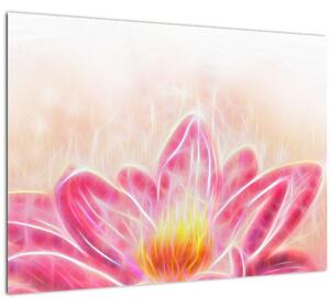 Obraz lotusového květu (70x50 cm)