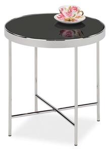 Konferenční stolek GINA C Barva: Černá / chrom