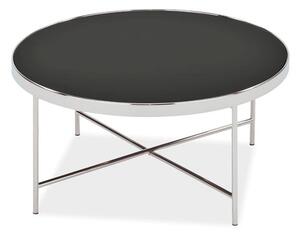 Konferenční stolek GINA B Barva: Černá / chrom