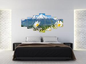 Obraz - Jaro v Alpách (210x100 cm)