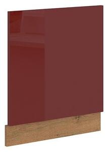 Kuchyňský front pro myčku Woodline ZM 570 x 596, Barva: Dub lancelot / bíly lesk Mirjan24 5902928821086