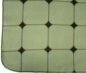 Flícová deka Tiles 180 x 150 cm Present Time * (Barva-Zelená)