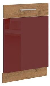 Kuchyňská přední část myčky Woodline ZM 713 x 596, Barva: Dub lancelot / bíly lesk 5902928821031