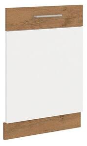 Kuchyňská přední část myčky Woodline ZM 713 x 596, Barva: Dub lancelot / bíly lesk Mirjan24 5902928821031