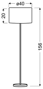 Candellux TIMBER Stojací lampa 1X60W E27 Pine