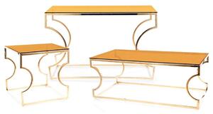 Konferenční stolek KENZO A zlatý