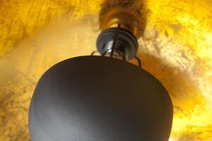 Visící lampa CORVUS - černá / zlatá